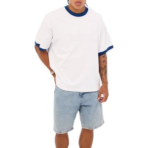 Camiseta Holgada Unisex de Corte Largo, de Secado Rápido, Anti-Pilling, para Verano, de Moda, Superventas, Lisa, Oversize para Hombre - Product Image 2