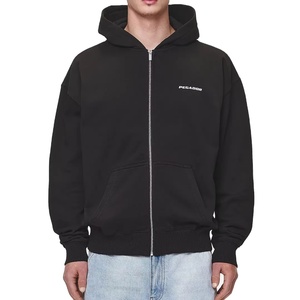 Custom Essential Unisex French Terry Hoodie 100% Cotton <b>Fleece</b> Top Quality Branded Winter Hoodie for Men's Unisex essential - Product Image 1