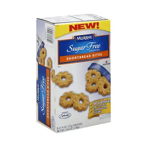 HT Sugar Free kue Lemon/Steve Sugar Free cookie Pecan roti pendek 5.5 ons paket (Pak 4)