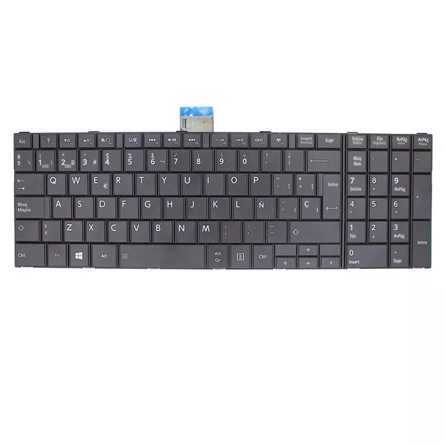Factory New Keyboard for Toshiba Satellite C850 C855 C870 C875D C875 Series Black Without Backlit No Frame Laptop Keyboard
