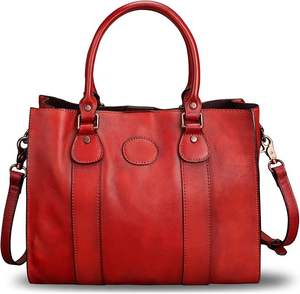 Élégant et élégant en cuir de vachette véritable dames sac fourre-tout femmes OEM sac à main personnalisé pour la vente en gros sac à bandoulière à la mode - Product Image 2