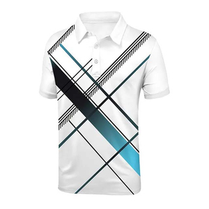 เสื้อสำหรับผู้ชายผ้าโพลีเอสเตอร์100% ไซส์พิเศษระบายอากาศได้แขนสั้นกันรอยยับแห้งเร็วบริการ OEM ตามสั่ง - Product Image 2