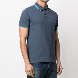 Hombres para polos con logotipo personalizado manga corta verano algodón Jersey camisetas Casual diseño básico moda patrón 100% algodón - Product Image 3