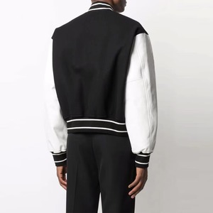 2025 OEM Factory Varsity <b>Jackets</b> Custom Logo Baseball <b>Jackets</b> Fashion Streetwear Embroidery <b>Patch</b> Supplier - Product Image 4