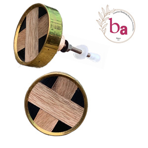 Vente chaude noir résine laiton Accent carré boutons et tire poignée pour cuisine commode armoire armoire et chambre à coucher - Product Image 1