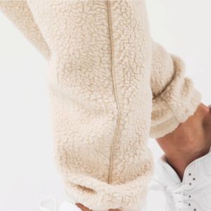 Logotipo personalizado Streetwear Sudaderas con capucha Chaqueta Sudadera Conjunto Sherpa Fleece Joggers Pantalones de chándal y sudaderas con capucha Conjunto - Product Image 5