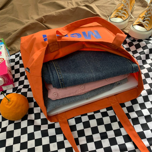 100% sac fourre-tout en toile de coton naturel de qualité supérieure Logo imprimé personnalisé motif rayé réutilisable Style commercial écologique - Product Image 3