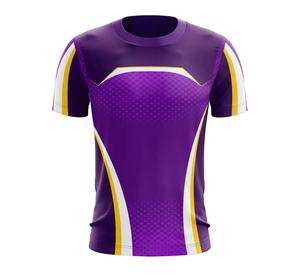 Alta calidad 200g deportes suaves asequible Unisex sublimado liso personalizado impreso Color sólido poliéster camiseta - Product Image 4