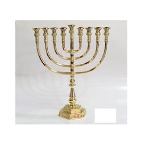 เชิงเทียน Menorah ของชาวยิว,เชิงเทียน7ตัวส่งออกสาขาจากอินเดีย - Product Image 6
