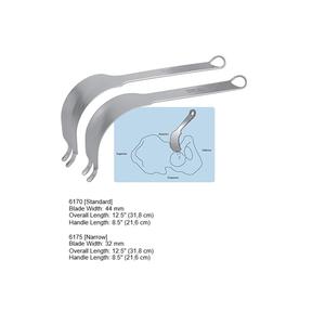 Retractores Acetabulares Modificados de Doble Punta con Puntas Centrales, Juego de Instrumentos Ortopédicos, Instrumentos Quirúrgicos Manuales - Product Image 5