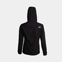 Offre Exclusive pour Femme : Veste d'Hiver Noire Coupe-Vent à Capuche, Thermocollée Sans Couture, avec Fermeture Éclair Polaire, Idéale pour Conditions Polaires