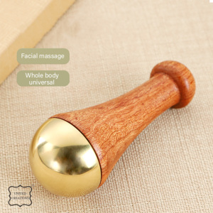 เครื่องมือนวดหน้าขับสารพิษไม้กายสิทธิ์โยคะคันซาเรืองแสงไม้กายสิทธิ์แบบดั้งเดิมแคนซัสนวดหน้าสำหรับผิว - Product Image 2