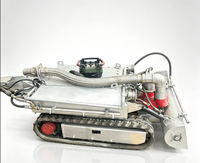 Robot de dragage amphibie à moteur diesel pour déchiquetage de boues en extérieur (rivière, lac), machine robuste pour l'extraction de boues en milieu urbain, garantie 1 an