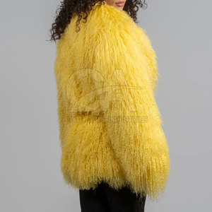 Abrigo de Invierno de Piel de Oveja Personalizado para Mujer, de Alta Calidad, Transpirable, con Capucha Desmontable, Tipo Parka - Product Image 4