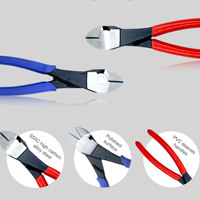 Alicates de Corte Diagonal FUJIYA de Grado Industrial, Herramientas Manuales Métricas OEM, Tijeras para Barras de Acero, Alicates con Mango de Agarre Suave y Mandíbula Biselada