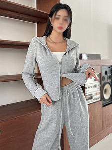 Sudadera con Capucha y Cremallera para Mujer, Corte Regular, Algodón Suave, Felpa, Tacto Suave, Invierno, Casual, Personalizable, Venta al por Mayor, Novedad 2026 - Product Image 4