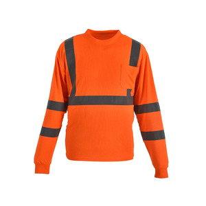 Vêtements de travail de sécurité haute visibilité en polyester, classe 3, réfléchissants, courts et longs, résistance à la chaleur 300°C - Product Image 2