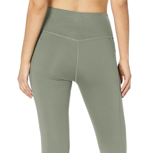 Mallas con logotipo personalizado para mujer, ropa deportiva de cintura alta para gimnasio, pantalones de Yoga con realce de glúteos, mallas de Yoga sin costuras con compresión elástica - Product Image 4