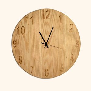 Horloge murale en bois, vente en gros, nouveau modèle moderne, horloge murale en bois de taille moyenne et vente personnalisée - Product Image 4