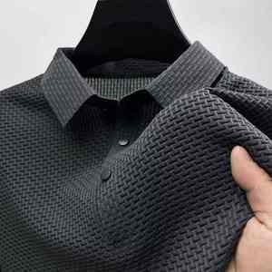 Satén informal personalizado para hombre para camisa de secado rápido de alta calidad de manga corta estilo Vintage diseño bordado en talla XL - Product Image 5