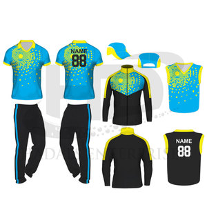 Uniforme d'équipe de cricket en tissu polyester uniforme de cricket à logo personnalisé uniforme de cricket en gros - Product Image 1