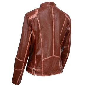 Veste en cuir de qualité supérieure pour hommes style avec veste en cuir de vache originale 100% - Product Image 5