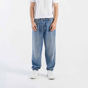 กางเกงยีนส์ทรงหลวมสำหรับผู้ชายทรงหลวมใส่สบายดีไซน์ดีที่สุดสำหรับใส่ในชีวิตประจำวัน - Product Image 3