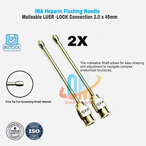 Aguja de Lavado con Heparina IMA, Conexión LUER-LOCK, 2.0x45mm, Instrumentos Cardíacos |   Instrumentos OldMed - Product Image 2