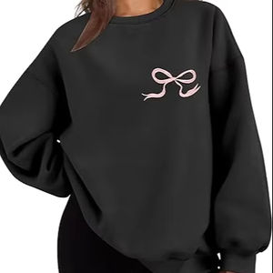 Neckband Custom logo print Unisex Oversized Cotton Softness Women Mock Neck Varsity Pullover Sweatshirt Hoodies - Product Image 1