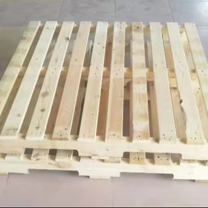 Paleta de goma de pino de Vietnam Paletas de madera de una cara estándar Euro para transporte logístico y embalaje de mercancías - Product Image 1