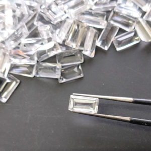 Topacio Blanco Natural, Corte Baguette de 10x5 mm, Piedra Preciosa Suelta de la Mejor Calidad para la Fabricación de Joyas - Product Image 3