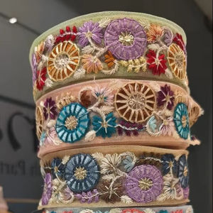 Tela de Encaje Floral Ecológica de Diseño Exclusivo para Vestidos de Novia, Bolsos y Prendas de Moda - Proveedor Mayorista Global - Product Image 1