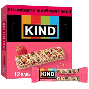 KIND Strawberry Sunflower Seed <b>Snack</b> <b>Bars</b> (12 Count) - Product Image 1