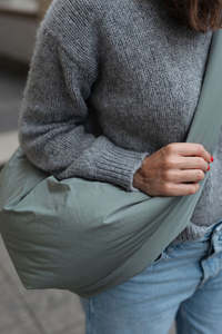 Sac à langer matelassé pour maman, sac fourre-tout pour poussette, grande capacité, écologique, portable, imperméable, doux et rembourré - Product Image 5