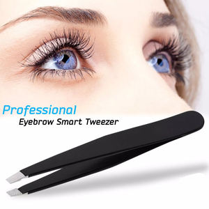 แหนบปลายแหลมคุณภาพสูงความแม่นยำเก๋ไก๋คอลเลกชันด้วยหินสีเทาดีไซน์มีสไตล์ - Product Image 1