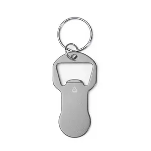 Apribottiglie Ecologico a Forma di Trottole, Gadget Promozionale Eco-Sostenibile con Moschettone e Portachiavi - Product Image 2
