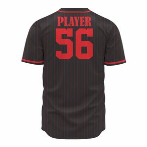 Camisetas de béisbol personalizadas con botones completos para equipos y jugadores - Product Image 2