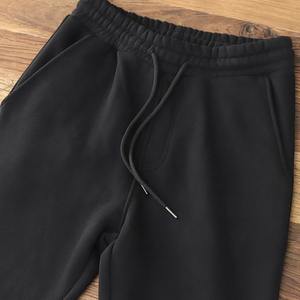 กางเกงวอร์มลำลองสำหรับผู้ชาย, กางเกงกีฬาผูกเชือกข้อเท้าผ้ากำมะหยี่หนาย้อนยุคอเมริกันสูง - Product Image 2