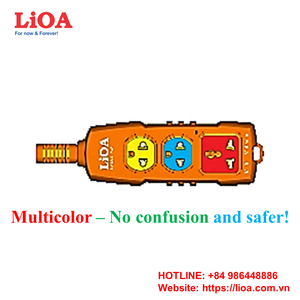 Lioa Thế Hệ Mới Thông Minh Ổ Cắm Siêu Mở Rộng Dây Điện 3 Cửa Cắm (3300/5000/6600W) 3P-2D 16A Mỹ/EU/Anh Kết Nối Màu Cam - Product Image 4