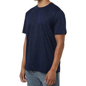 Chemises de fitness d'été à manches courtes en jersey 100% coton pour hommes de qualité supérieure Conception surdimensionnée et vierge pour un service OEM personnalisé - Product Image 2