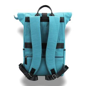 Mochila para Portátil Unisex de Lona Impermeable Vegana Estilo Vintage Pugmark, con Correa de Hombro Arqueada, Función Antirrobo, Respaldo Suave, 24L - Product Image 4