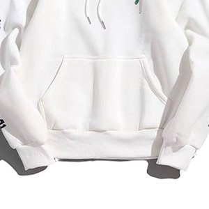 Vente en gros de sweats à capuche imprimés avec logo personnalisé pour adultes sweats à capuche imprimés streetwear pour hommes coton mélangé de base lourd - Product Image 4