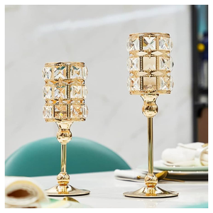 เชิงเทียนคริสตัลสไตล์ยุโรปแบบคลาสสิกพร้อมแขน3ข้างสำหรับตกแต่งบ้านในเทศกาลคริสต์มาสงานแต่งงาน - Product Image 5