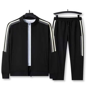 Conjunto Deportivo de Dos Piezas para Mujer, Diseño Nuevo de Invierno 2025, Ropa Deportiva Personalizada para Correr, 100% Algodón, Chándal de Color Contrastante - Product Image 1