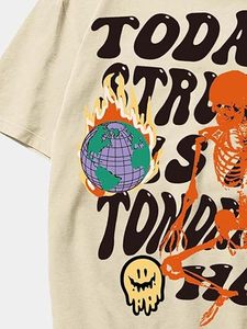 Camisetas Extra Grandes de Estilo Vintage con Lavado Ácido para Hombre, Camisetas Gráficas Personalizadas de Algodón 100%, Ropa Urbana de Secado Rápido, Tallas Grandes - Product Image 3