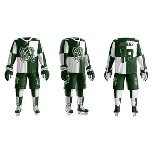 Uniforme de hockey sobre hielo más vendido, logotipo personalizado, sublimación, bordado cómodo, uniforme del equipo de hockey - Product Image 5
