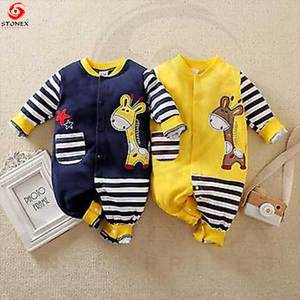 Mamelucos Fabricantes Ropa de bebé de bambú personalizada Mameluco de bebé pequeño Algodón de calidad Spandex Onesies recién nacidos Ropa de bebé - Product Image 4