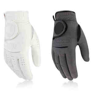Gants de golf OEM/ODM Service personnalisé de qualité supérieure antidérapants OEM gants de golf pour adultes en peau de mouton respirants de sport gauchers - Product Image 1