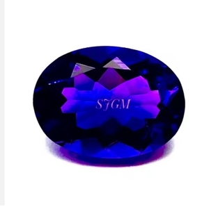 พลอยอเมทิสต์แอฟริกาธรรมชาติตัดเป็นรูปวงรี7X9mm อัญมณีทรงหลวม - Product Image 1