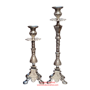 Portavelas de Metal con acabado de cobre de calidad Superior, elegante decoración de mesa de Navidad a la venta para uso doméstico - Product Image 3